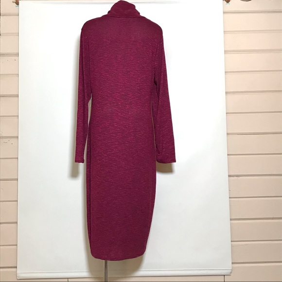 *NWT* PROJECT RUNWAY Knit Turtleneck Midi Dress - Picture 4 of 8